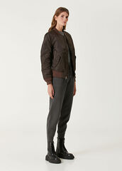 Бомбер Alpha Industries MA-1 W Chocolate (Коричневый)