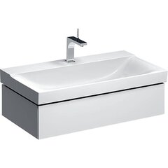 Шкафчик для раковины Geberit Xeno², с одним выдвижным ящиком: B=88см, H=22см, T=46.2см, Белый / Высокоглянцевое покрытие фото