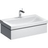 Шкафчик для раковины Geberit Xeno², с одним выдвижным ящиком: B=88см, H=22см, T=46.2см, Белый / Высокоглянцевое покрытие