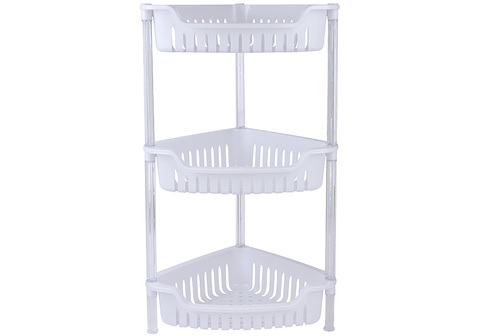 Этажерка угловая, 3 яруса RPL-380005-3-White