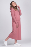 Платье для беременных и кормящих 12627 роза
