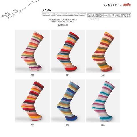 Katia Concept Aava Socks 202