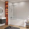 Душевая шторка на ванну Cezares SLIDER-VF-11 SLIDER-VF-11-80/150-C-Cr