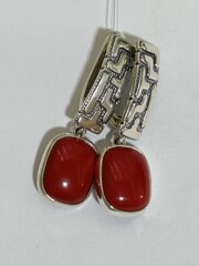 Нида (серьги  из серебра)