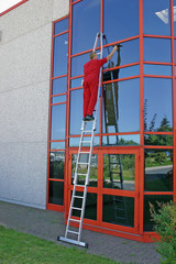 Лестница для чистки стёкол 18 перекладин (802187)