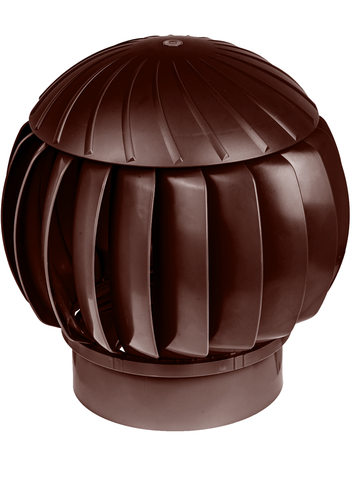 Турбина ротационная ERA RRTV D160 Brown, (Нанодефлектор), вентиляционная, пластик