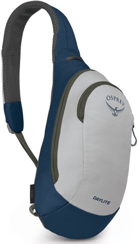 Картинка рюкзак однолямочный Osprey daylite sling aluminium grey - 1