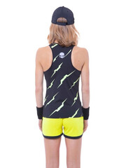 Топ теннисный Hydrogen Thunder Tank Top Woman - black/yellow fluo