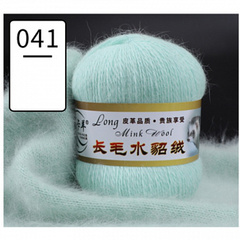 Пряжа "Норка" длинноворсовая, Пух норки-90 % Полиамид-10 %