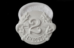 Силиконовый молд Медаль 2 место