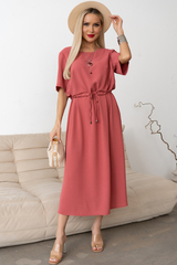 Платье Каталина (коралл) Р11-1246/3 Nikol