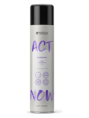 Лак для волос средней фиксации ACT NOW! INDOLA PROFESSIONAL 300 мл