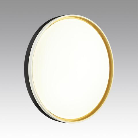 7619/DL PALE SN 042 Потолочный светодиодный светильник/белый/черный/золотистый LED 48Вт c ДУ 3000-6000К D390 IP43 пульт ДУ SAVI