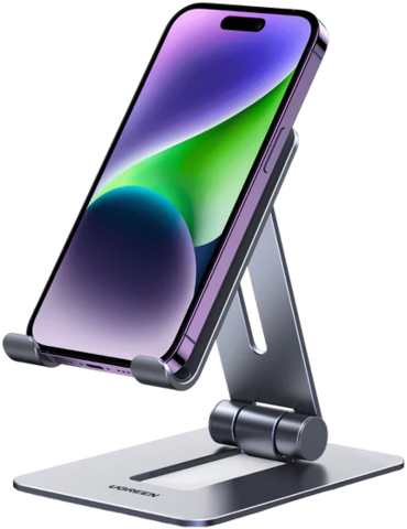 Подставка UGREEN Foldable Multi-Angle Phone Stand по высоте, серый LP678