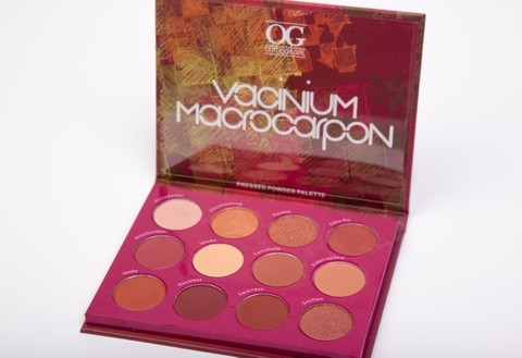 OG-DE7177 PRESSED POWDER PALETTE Палетка 12 теней для век VACINIUM MACROCARPON