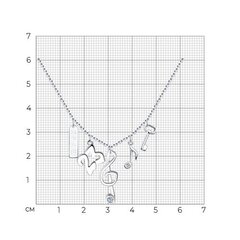 94070588 - Колье из серебра НОТЫ коллекция - SKLV x Клава Кока | USEX