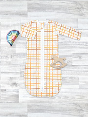 Утеплённый спальный мешок Mjölk Цветная клетка