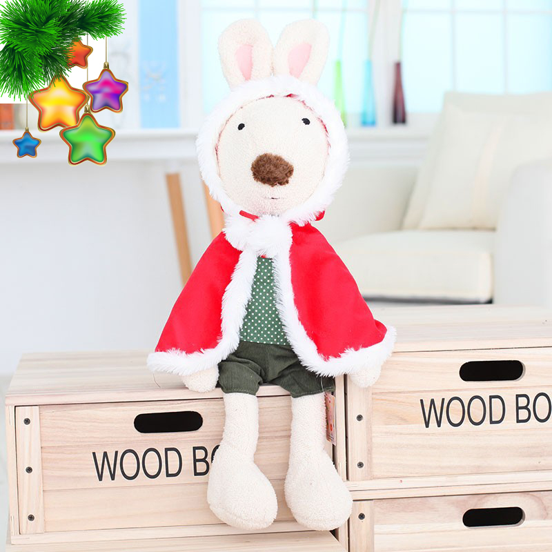 Rabbit Christmas red cloak plush toy - 60см