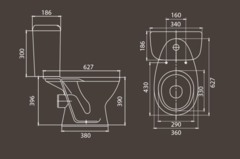 УНИТАЗ-КОМПАКТ SANTERI PRO
