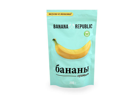 Банан сушеный Banana Republic, 200г