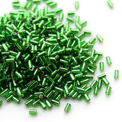 Стеклярус Тохо 3 мм 0027B зеленый
