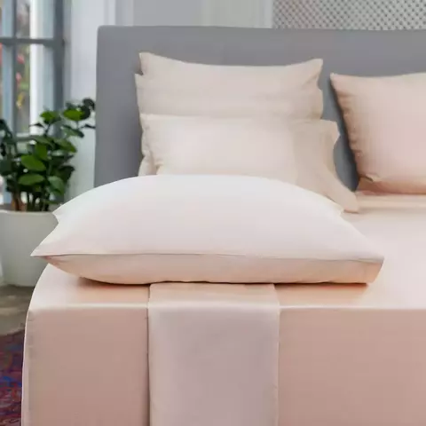 Простыня на резинке 140x200x30 Mollen пудровая