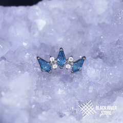 5K Rhombic Aqua & Crystal