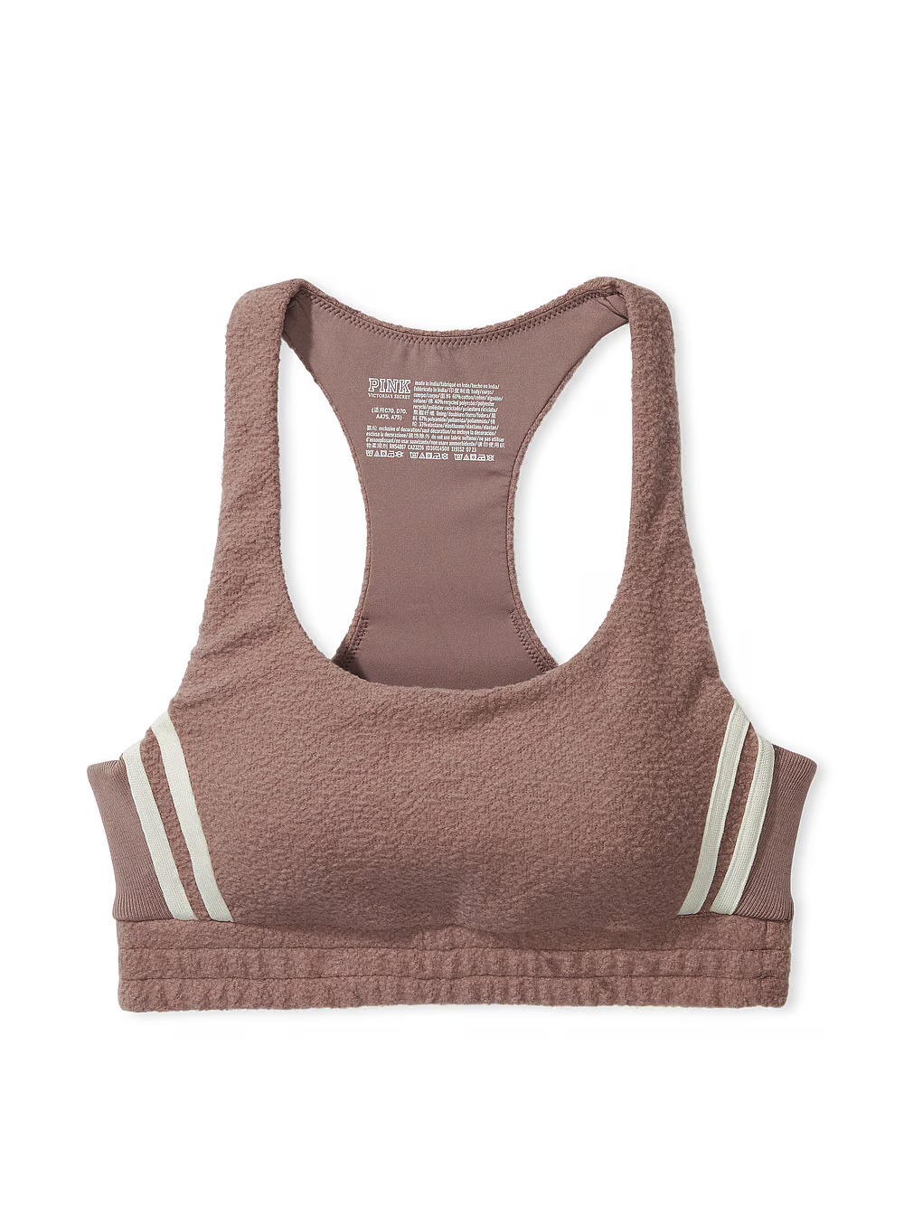 PINK СПОРТИВНЫЙ БЮСТГАЛЬТЕР ИЗ  ФЛИСА