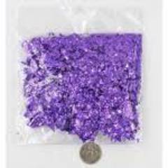 Конфетти Дробленное фольга, Фиолетовый, 0,4-0,8 см, 250 г
