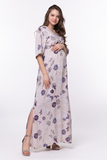 Платье для беременных 10612 бежевый