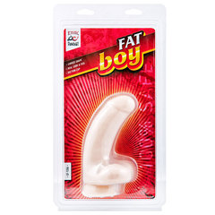 Изогнутый дилдо Fat Boy - 17 см. - 