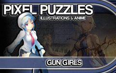 Pixel Puzzles Illustrations & Anime - Jigsaw Pack: Gun Girls (для ПК, цифровой код доступа)