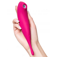 Вибратор с воздушной стимуляцией клитора Satisfyer Twirling Pro+ бордовый (Connect App)