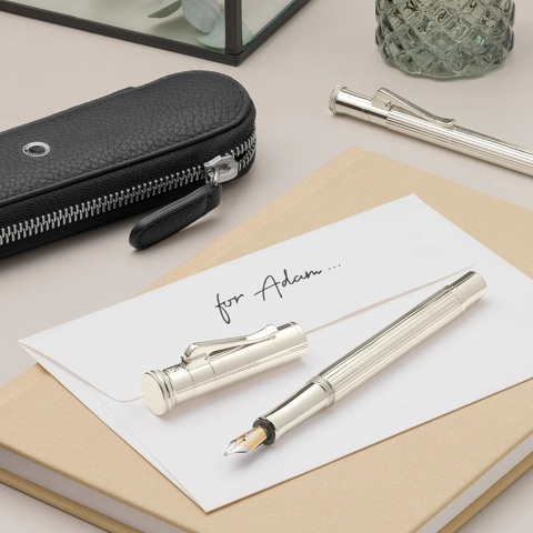 Ручка перьевая Graf von Faber-Castell Classic Sterling Silver, M (148570)