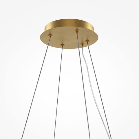 Подвесная светодиодная люстра Maytoni Trove MOD486PL-L38BSK