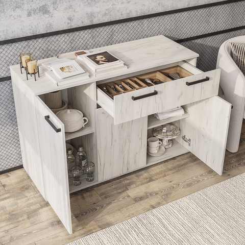 Комод Стандарт 4, три двери, один ящик, 120 см