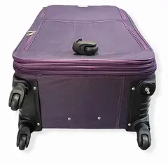 Чемодан Hossoni тканевый средний Сиреневый 65|42|23+3|см (4 колеса съемные) Цена указана на САМОВЫВОЗ!!!