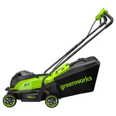 Газонокосилка Greenworks GD24LM331 24V (33 см) аккумуляторная, без АКБ и ЗУ