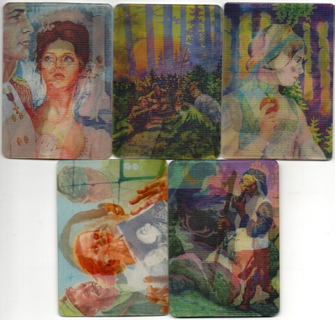 № 35 Набор из 5 стерео Календариков. Художественные фильмы СССР 1981 - 1982 гг.