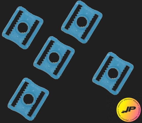 Букля для вратарского шлема JetPuck (1 шт) синяя