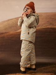 ПРЕДЗАКАЗ Куртка утеплённая демисезонная Mjölk Graphic Check, утеплитель 120гр/м2