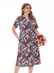 4536 Халат на пуговицах