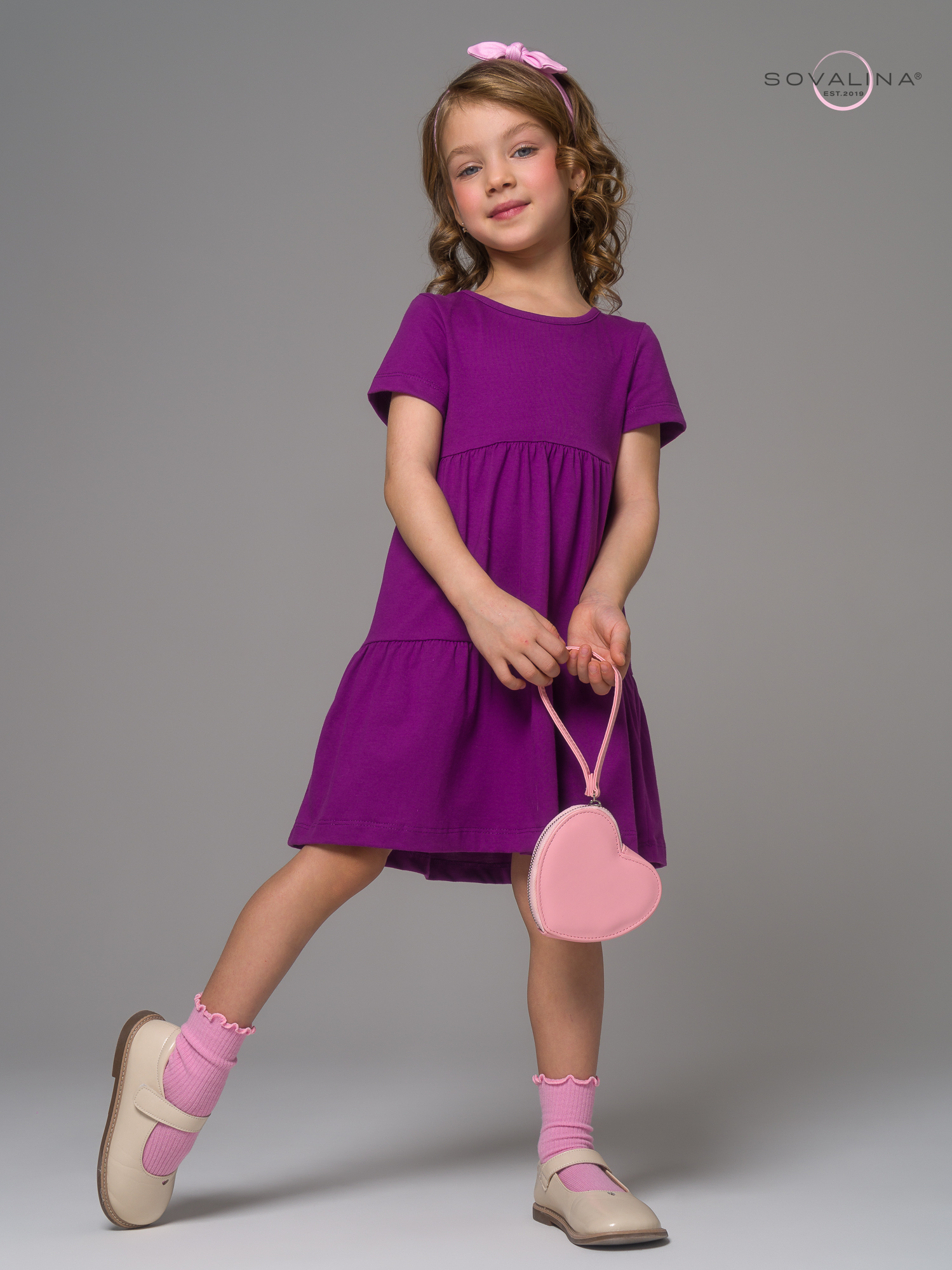 Платье Тия слива new