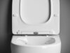 Ceramica Nova Mono CN1905 Подвесной унитаз c ультра тонким сидением с функцией плавного закрытия, цвет: белый