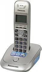 Радио-телефон Dect Panasonic KX-TG2511RUN платиновый/черный АОН