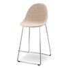 Полубарный стул Vid Soft 65 см, бежевый, ножки хром