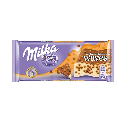 Шоколад Milka Waves Caramel