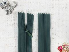 Молнии потайные, L 20 см, хаки