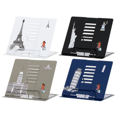 
          Подставка для книг Basir, серия "Достопримечательности мира", металлическая, 22,5*21 см