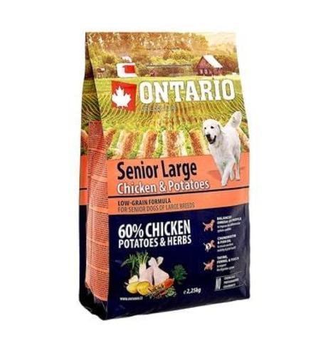Купить корм Ontario Senior Large Chicken & Potatoes